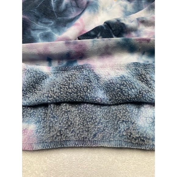 Aviator Nation Tie Dye Purple Blue Logo Crewneck Sweatshirt XS - Picture 4 of 7